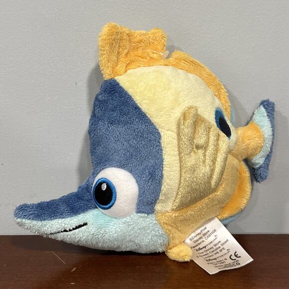 Disney Store Finding Nemo Fish Friend Tad 7" Plush Rare - Picture 1 of 7